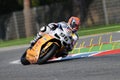 Ducati 1198R of Team Effenbert Ã¢â¬â Liberty Racing, driven by Jakub Smrz in action during the Superbike Practice in Imola Circuit Royalty Free Stock Photo